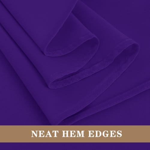 Fitable 6 Pack Purple Tablecloths 90x156 Inch for 8 Foot Rectangle Tables - Image 4