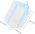 Healvian PVC Gift Box Set with Ribbon, 8 Pieces, 10x10x15cm - Image 2