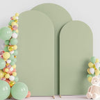 Wokceer Arch Backdrop Cover Sage Green Arch Cover Stretchy 7.2FT,6.6FT,6FT by Wokceer