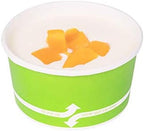 Karat [6oz - 1000 ct] Paper Ice Cream Cups for Hot/ Cold Food - Ideal for Ice Cream, Gelato, Yogurt and Snacks - Green - Image 6