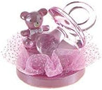 Keepsake Figurine 12 pcs Large Pink Pacifier with Teddy Bear | Awesome Decorations or Party Favors | for Pregnancy Announcements, Gender Reveals, Birthday and Special Celebrations - Image 2