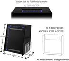 Marketing Holders 2 Pack Acrylic Donation Box with Lock Ballot Box Countertop Comment Bin Black Plastic 8.75” x 8.5" x 11.5" with 8.5" x 11" Slide in Sign Holder and 4" Pocket on the Side - Image 3