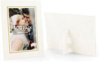 Golden State Art, Paper Picture Frames, 4X6, Ivory Gold Lining, 100 Pack by GoldenStateArt