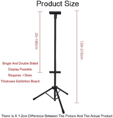 Art Painting Display Easel Stand,Portable Adjustable Metal Tripod Artist Easel,for Drawing,Displaying,Wedding Birthday Baby Shower Welcome Board, - Image 2