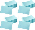 120 Pieces Mini Business Cards, 3.66x2.36 inches, Light Blue (Pack of 4) by Toperd
