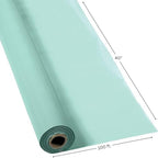 Fun Express 40 x 100 Feet Plastic Table Cover Roll Premium Disposable Plastic Tablecloth for All Type/Shape Tables | Picnic, Party, Banquet, Birthdays, Weddings (Mint) - Image 2