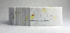Wildflower Seed Paper Panel Card - Place/Name/Gift - 3.5" x 2" - Set of 48 (43s Yellow & Fern) - Image 3