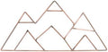 NoJo Mountain Shaped Wire Nursery Wall Decor, Finish, Copper, Mountain Shaped - Copper Finish (3098961P) by NoJo
