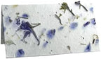 Of The Earth Handmade Paper - Wildflower Seed Paper Folding Escort Card - Place Card/Name Card/Gift Card - 3.5" x 4" - Set of 24 (45s Purple Recycled) by OfTheEarth