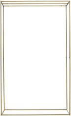 5.3x9.2ft/1.62x2.8m Wedding Arch Metal Garden Arbor Square Backdrop Stand Wedding Arches for Ceremony Metal Square Backdrop Stand Easy-to-Assemble Wedding Decorations Arch (Gold) - Image 4