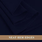 Fitable 6 Pack Navy Square Tablecloths 70x70 Inch for 2-4 Ft Tables - Image 4