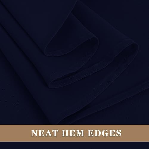 Fitable 6 Pack Navy Square Tablecloths 70x70 Inch for 2-4 Ft Tables - Image 4