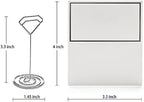 Jofefe 24Pcs Unique Table Number holders with 24Pcs Place Cards, Place Card Holder, Table Card Holders, Table Number Stands, Photo holder Name Card Picture Clips for Wedding, Birthday Party - Image 2
