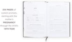 Promptly Journals, A Complete Childhood History: From Pregnancy to 18 Years Old (Grey, Linen) | Baby Book and Pregnancy Journal | Baby Memory Book - Image 3