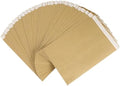 Vintage Kraft Paper Blank Envelopes 50Pcs Glue Free Self Sealing by HOME