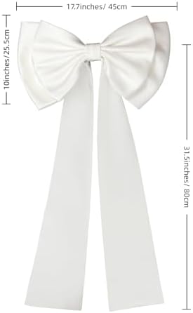 Detachable Coquette Satin Big Bow for Dress Cute Decor Bowknot - Image 4