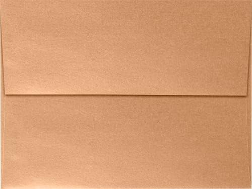 LUXPaper A7 Invitation Envelopes | Peel & Press | 5 1/4" x 7 1/4" | Copper Metallic | 80lb. Text | 500 Qty - Image 2