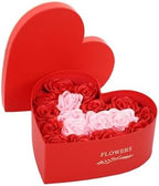 Set of 3 Heart Shaped Gift Boxes with Ribbon Bow Clear Window Decorative Heart Gift Flower Wrapping Boxes for Wedding, Birthday, Anniversary, Valentine's Day, Mother's Day, Baby Showers (Red) - Image 5
