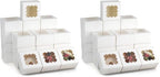 LotFancy 60pcs Small Cookie Boxes, 4x4x2.5 Inches, Bakery Boxes with Window, Baked Goods Packaging Containers for Cupcakes, Dessert, Macarons, Chocolates Donuts, Treats, Pastries (Pack of 2) by LotFancy