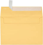 LUXPaper A9 Invitation Envelopes | Peel & Press | 5 3/4" x 8 3/4" | Gold Metallic | 80lb. Text | 1,000 Qty by LUXPaper