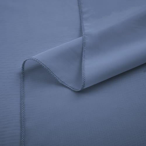Horbaunal 12 Pack Dusty Blue Chiffon Table Runners 10FT, 29x120 Inches - Image 7