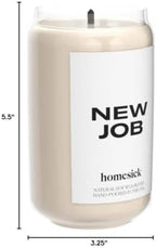 Homesick New Job Scented Candle - 13.75 oz Leather & Cinnamon Scented Natural Soy Wax Blend, Coworker Leaving Gifts for Friends, Goodbye, Going Away, New Beginnings & Congrats on New Job Candle Gift - Image 6