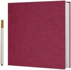 Vienrose Self Adhesive Photo Album, 60 Pages, 11 x 10.6 in, Red by Vienrose
