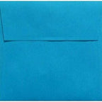 LUXPaper Square Invitation Envelopes | Peel & Press | 5" x 5" | Pool Blue | 80lb. Text | 250 Qty by LUXPaper