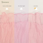 12 Pack Cheesecloth Table Runner 35 x 120 inch Long Boho Cheese Cloth Gauze Table Runners Semi Sheer Table Runner for Wedding Decor, Bridal Shower, Birthday Party (Light Pink) - Image 5