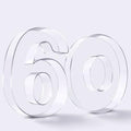 Ledido Reusable 10'' Fillable Acrylic Charcuterie Board Box Number 60 by Ledido