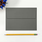 LUXPaper A7 Invitation Envelopes | Peel & Press | 5 1/4" x 7 1/4" | Smoke Gray | 80lb. Text | 250 Qty - Image 4