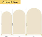 3PCS Metal Arch Backdrop Stand,6+6.6+7.2FT with Covers,Balloon Arch Stand - Image 3