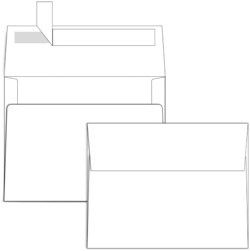 Ohuhu A2 Printable White Self-Seal Envelopes 500-Pack by Ohuhu