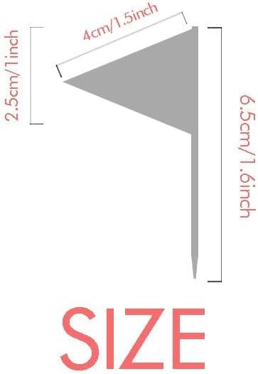 ST.Paul The Largest City In Brazil Toothpick Triangle Cupcake Toppers Flag - Image 2