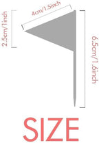 Best Mom Ever Words Mother's Day Toothpick Triangle Cupcake Toppers Flag - Image 2
