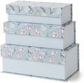 Soul & Lane - Decorative Storage Boxes with Lids, Set of 3, Spring Classic by SoulLane