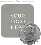 Custom Square Business Logo Stickers / 500 Personalized Photo Image Labels / 1.5" Square White Gloss Small Business DIY Wedding Event Labels/Made in The USA - Image 5