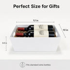 MAICOBI 10 Pack White Empty Gift Baskets with Clear Bags and Bows - Image 2