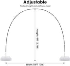 Chamvis Balloon Arch Kit with Electric Balloon Pump, Adjustable Balloon Arch Stand Frame Garden Arbors: for Wedding Baby Shower Birthday Party - Image 2