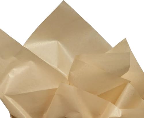 JAM Paper Tissue Paper - Gold - 100 Sheets/Pack by JAMPaper