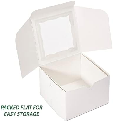 Cookie Boxes with Window 5x5x3.5 Inch 50 Pack - Image 7