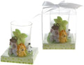 Keepsake Figurine 12 pcs Safari Jungle Animals Candle Set, Awesome Decorations or Party Favors, Pregnancy Announcements, Gender Reveals, Birthday Parties and Special Celebrations by MEGA+FAVORS