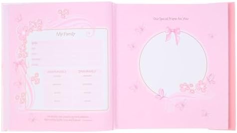 Christian Art Gifts Girl Baby Book of Memories Pink Keepsake Photo Album | Our Baby Girl Memory Book | Baby Book with Bible Verses, The First Year - Image 4