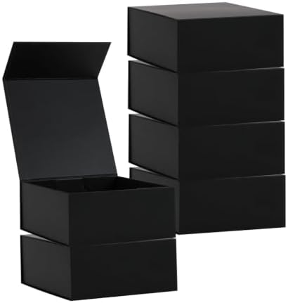 iloMAOZX Black Gift Box, 9x9x4 Inch Gift Boxes for Presents & Packaging by Unknown