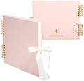 Never Ever Land Scrapbook Album – 12x10 Pink Scrap Book. Scrapbooking Supplies, Memory Book, Wedding Guest Book, Photo Album, Baby Shower Gifts, Valentines, Engagement Gifts by Unknown