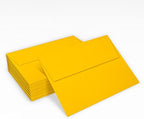 LUXPaper A7 Invitation Envelopes | Peel & Press | 5 1/4" x 7 1/4" | Sunflower Yellow | 80lb. Text | 250 Qty - Image 5