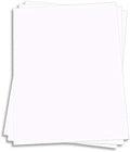 Fluorescent White Card Stock - 8 1/2 x 11 Gmund Colors Matt 111lb Cover, 25 Pack by LCIPaper