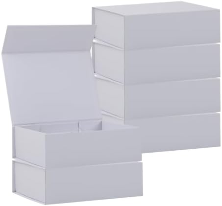 iloMAOZX White Gift Box, 9.5x7x3 Inch Gift Boxes for Presents & Packaging by Unknown