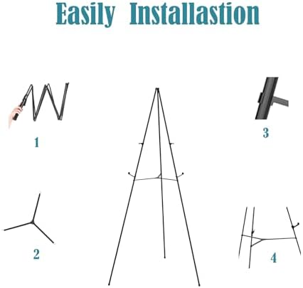 JIUYE 6Pack 63in Easel Stand for Signs,Instant Floor Display Easels - Image 5