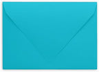 Darling Souvenir A6 Turquoise Invitation Envelopes (4 3/4 x 6 1/2) Euro V-Flap 80 LBS Self-Adhesive Perfect for Weddings, Birthday, Baby Shower,Greeting Cards -Packs & Colours Available by DarlingSouvenirMADEWITHLOVE
